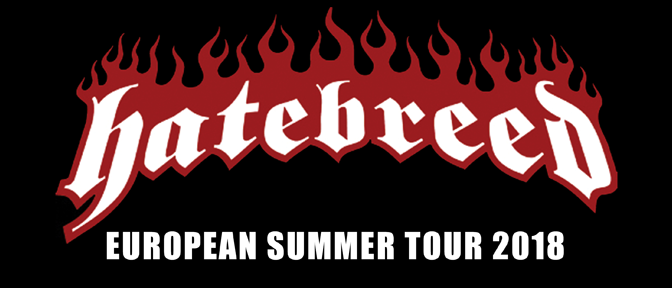 Hatebreed : Summer Tour 2018